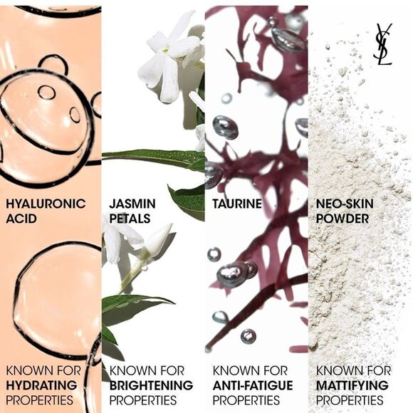 NIB- YVES SAINT LAURENT ALL HOURS FOUNDATION: SHADE IS LIGHT WARM 8 - Picture 6 of 9